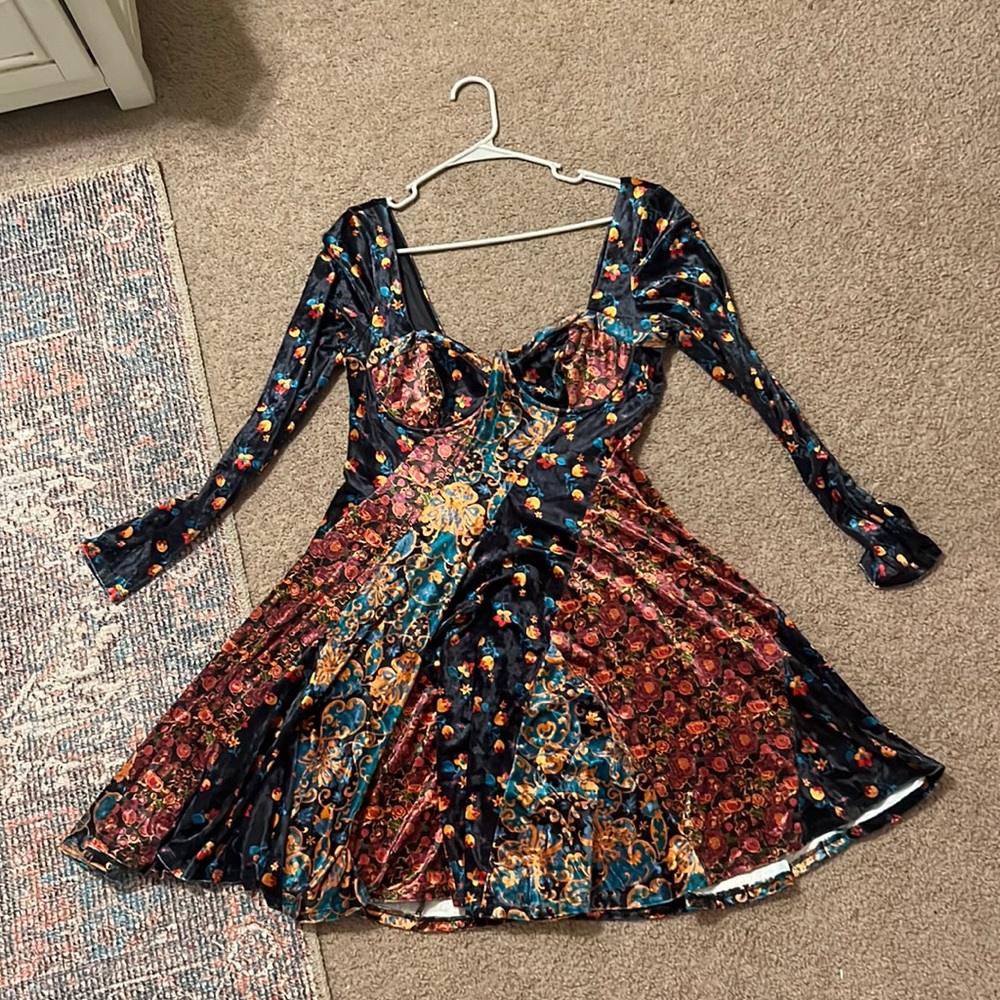 Free People velvet dress